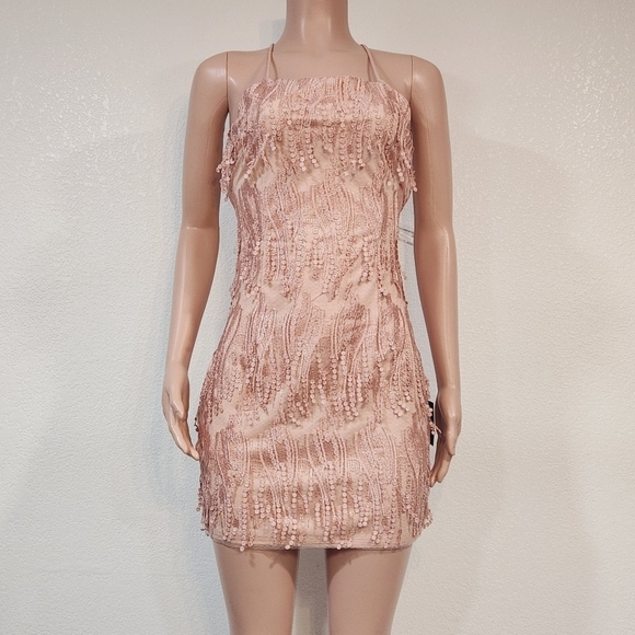 making magic blush pink fringe lace-up mini dress Lulus | Dresses | Lulus Making Magic Blush Pink Fringe Laceup Mini Dress